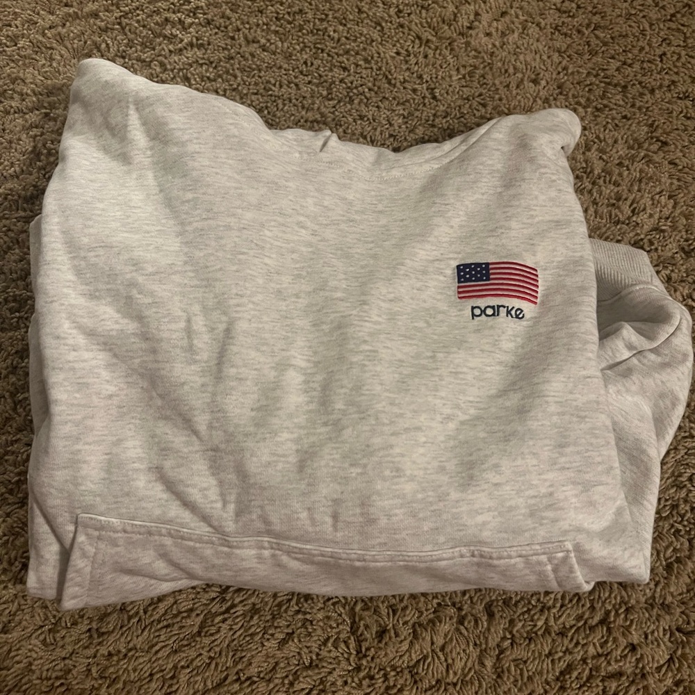 parke flag hoodie